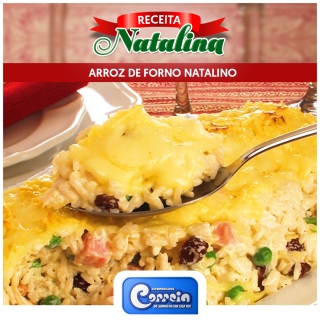 Receitas - Arroz de Forno Natalino 