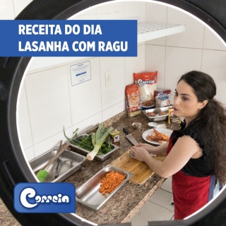 Receitas - Lasanha com ragu 
